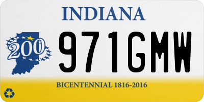 IN license plate 971GMW