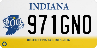 IN license plate 971GNO