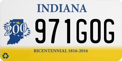 IN license plate 971GOG