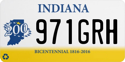 IN license plate 971GRH
