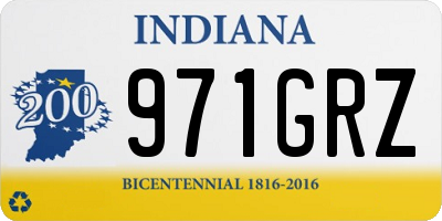 IN license plate 971GRZ