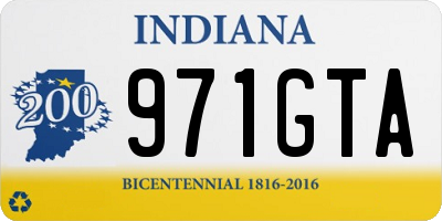 IN license plate 971GTA