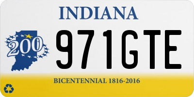 IN license plate 971GTE