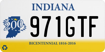 IN license plate 971GTF