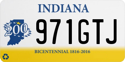 IN license plate 971GTJ
