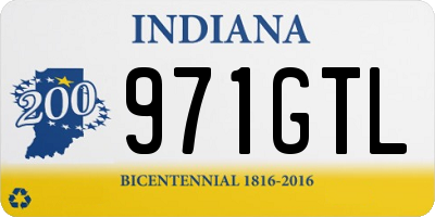 IN license plate 971GTL