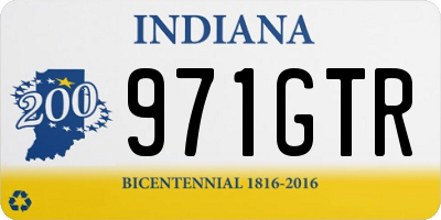 IN license plate 971GTR