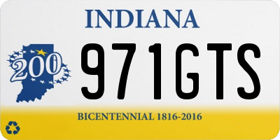 IN license plate 971GTS