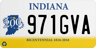 IN license plate 971GVA