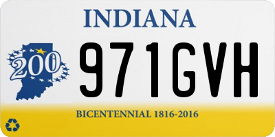 IN license plate 971GVH