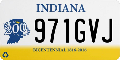 IN license plate 971GVJ