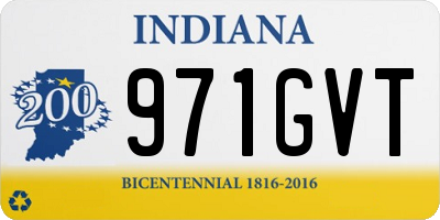 IN license plate 971GVT