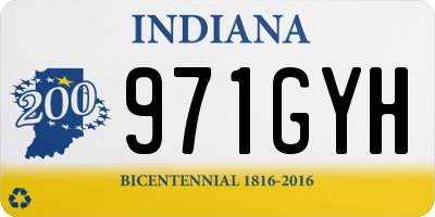 IN license plate 971GYH