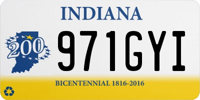 IN license plate 971GYI