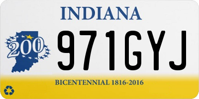 IN license plate 971GYJ