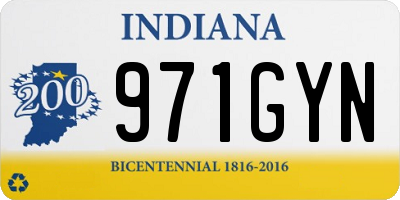 IN license plate 971GYN