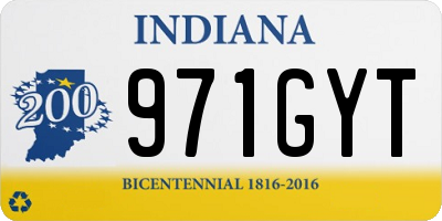 IN license plate 971GYT