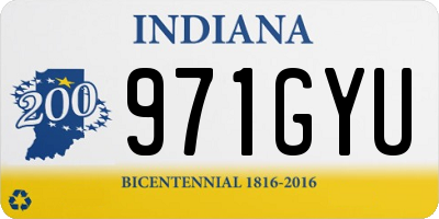 IN license plate 971GYU