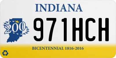 IN license plate 971HCH