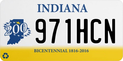 IN license plate 971HCN