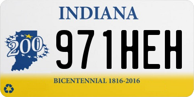 IN license plate 971HEH