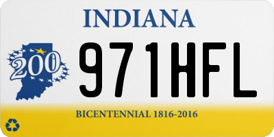 IN license plate 971HFL