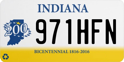 IN license plate 971HFN