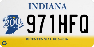 IN license plate 971HFQ