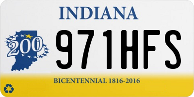 IN license plate 971HFS