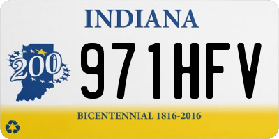 IN license plate 971HFV