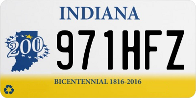 IN license plate 971HFZ