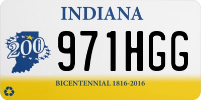IN license plate 971HGG