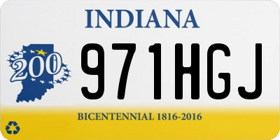 IN license plate 971HGJ