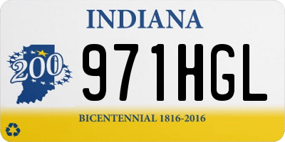IN license plate 971HGL