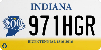IN license plate 971HGR