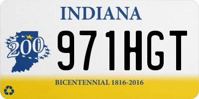 IN license plate 971HGT