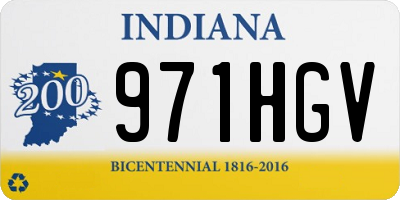 IN license plate 971HGV