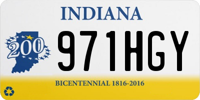 IN license plate 971HGY