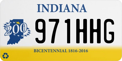 IN license plate 971HHG