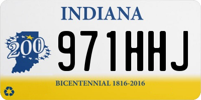 IN license plate 971HHJ