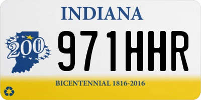 IN license plate 971HHR