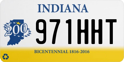 IN license plate 971HHT