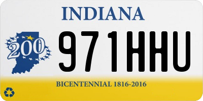 IN license plate 971HHU