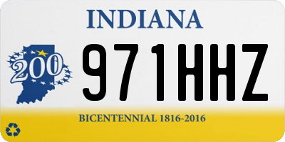 IN license plate 971HHZ