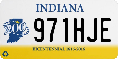 IN license plate 971HJE