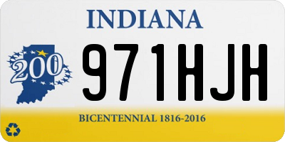 IN license plate 971HJH