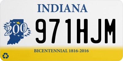 IN license plate 971HJM