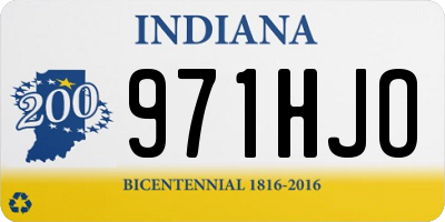 IN license plate 971HJO