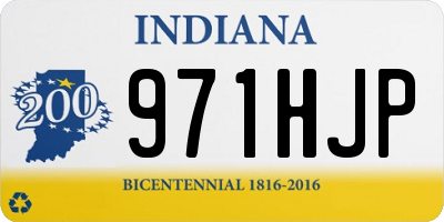 IN license plate 971HJP
