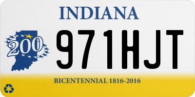 IN license plate 971HJT